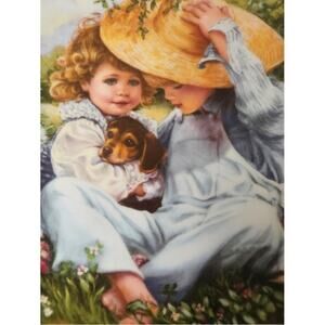 VTG March of Dimes "A Time to Love" Knowles Sandra Kuck 1989 baby pup children